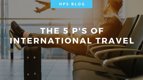 The 5P’s of International Travel