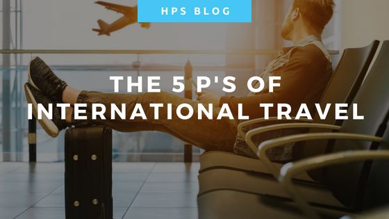The 5 Ps Of International Travel